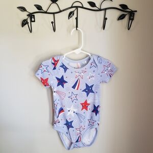 Little Sleepies Red/White/Blue Stars Onesie